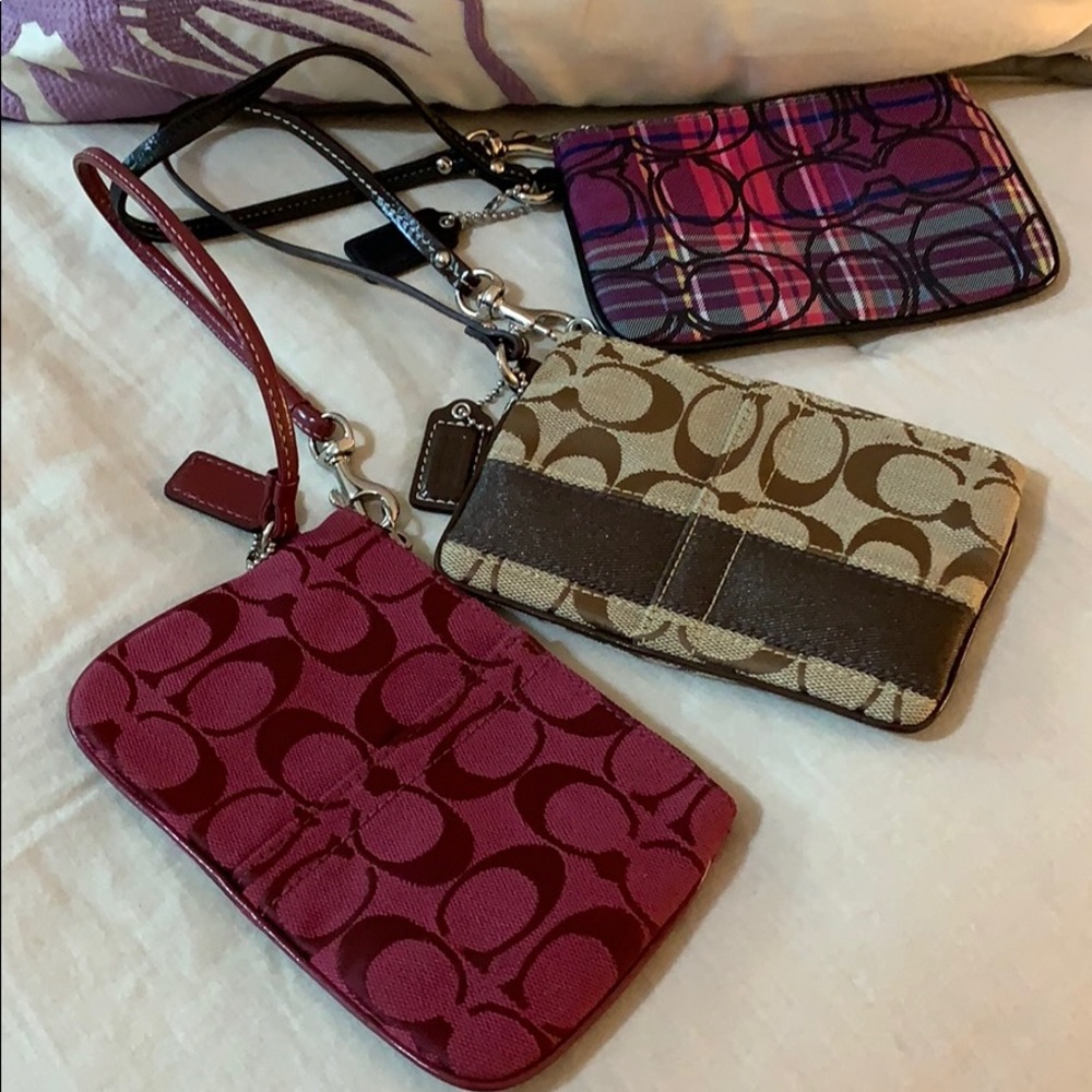 Coach Wristlets Set of 3